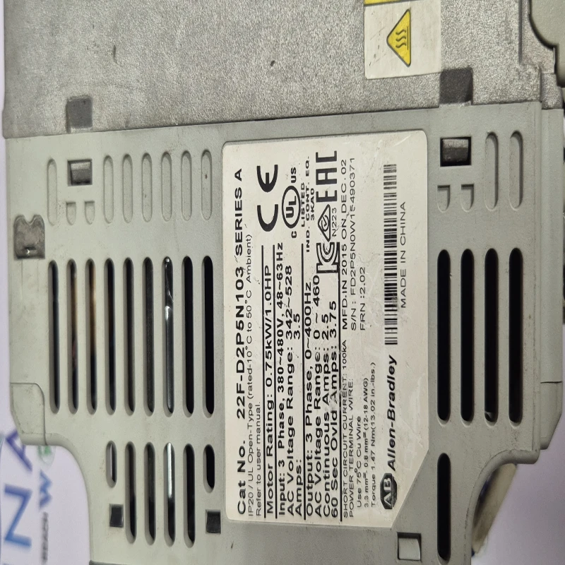 Allen Bradley 22F-D2P5N103 Series A PowerFlex 4M AC Drive thumbnail 8